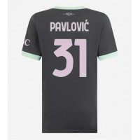 AC Milan Strahinja Pavlovic #31 3rd trikot Frauen 2024-25 Kurzarm